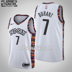 NBA Børn Trøje Brooklyn Nets Kevin Durant 7 Nike 2019-20 City Edition Swingman